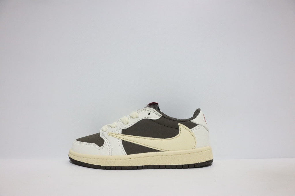 Jordan low-top hook series" white, cream, dark olive green"