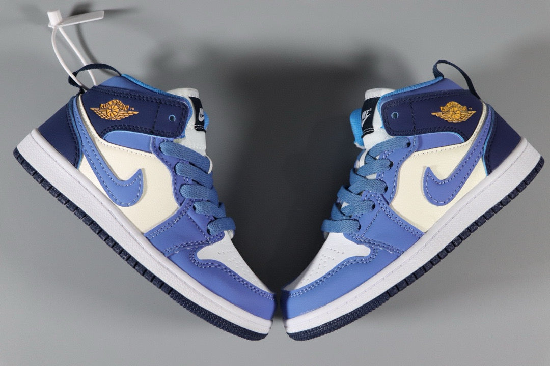 Joe 1 children's shoes" cream, white, blue"