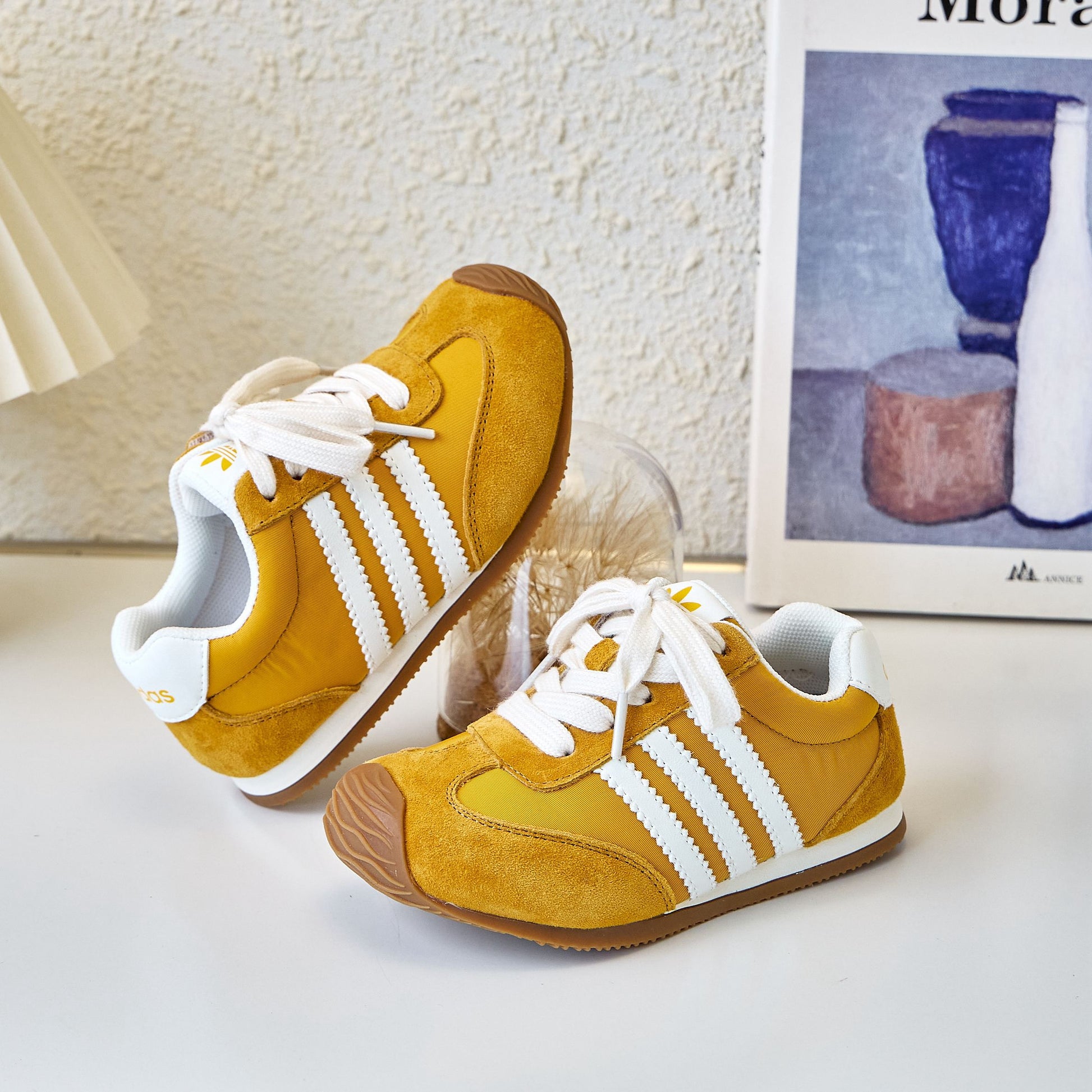 Adidas Agande training shoes" mustard yellow, white"