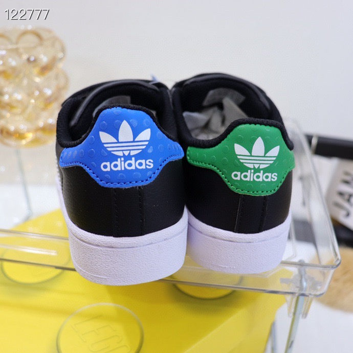 Adidas LEGO joint shell toe children's shoes" black, blue, green"