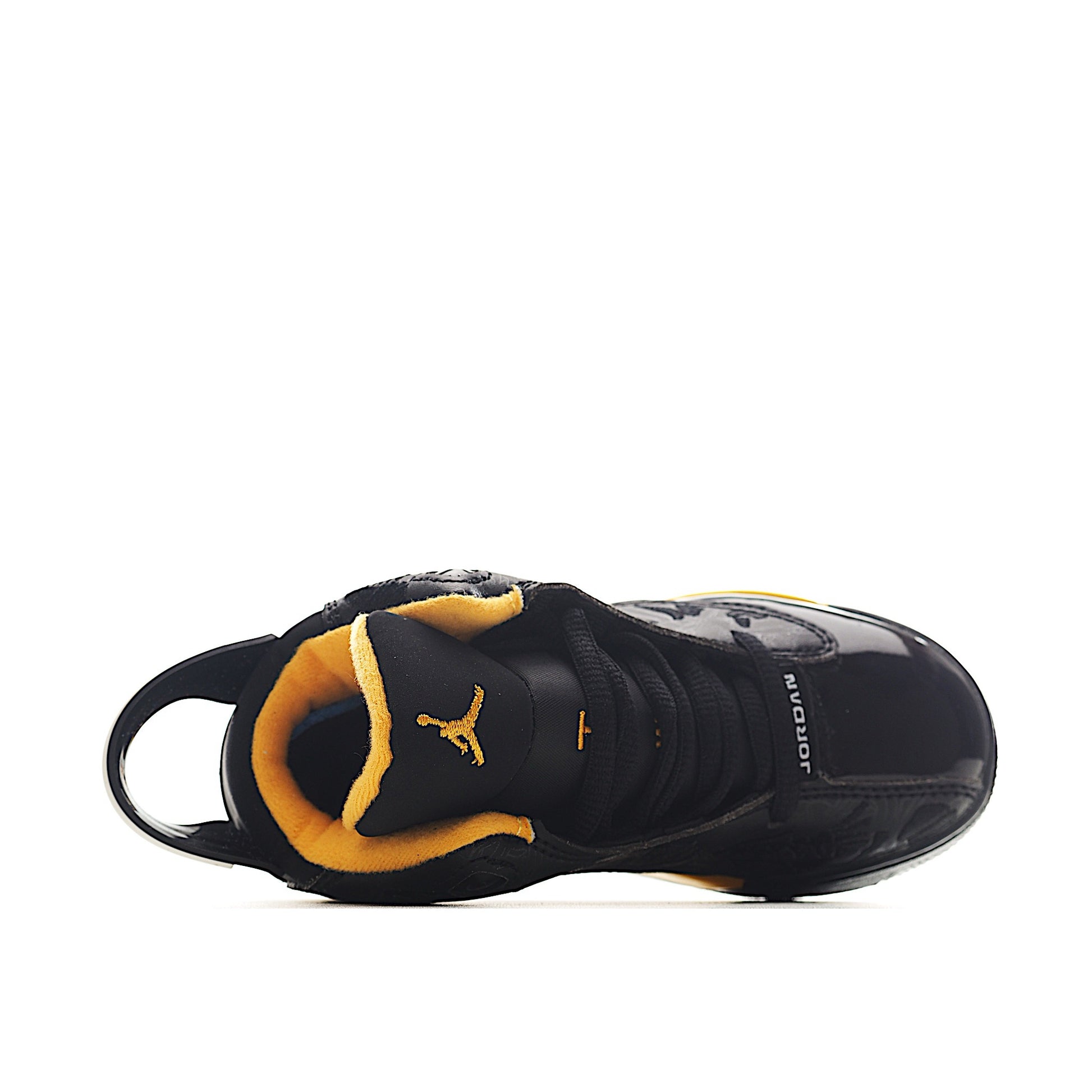 Jordan Zero Lace-Up Basketball Shoes for Kids" white, orange"