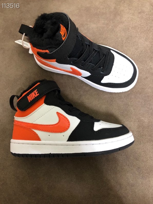 NIKE COURT Borough Mid2 JUN Air Force Workwear" white, black, orange"
