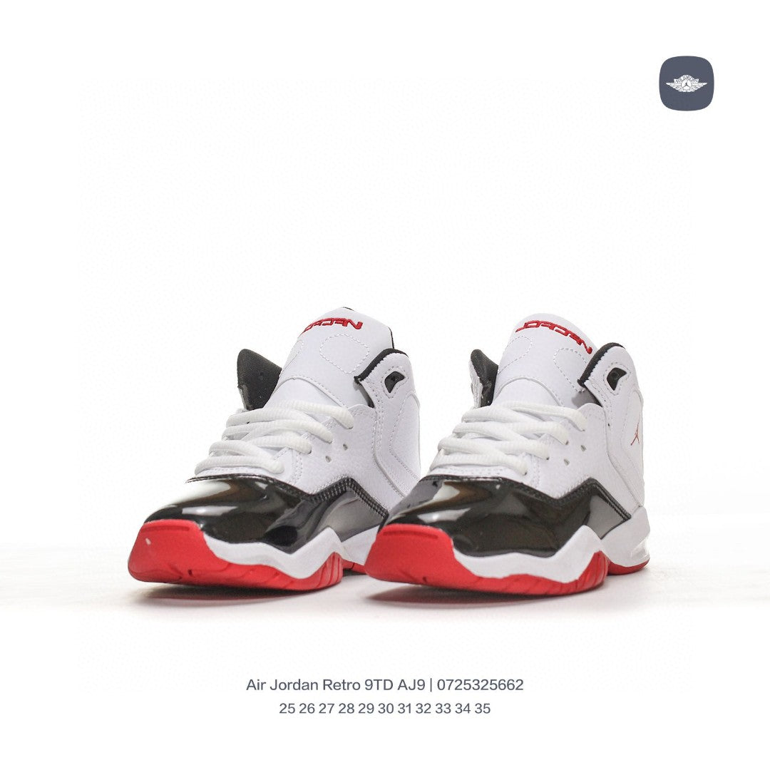 AJ12.5 generation children's retro leisure culture" white, black, red"