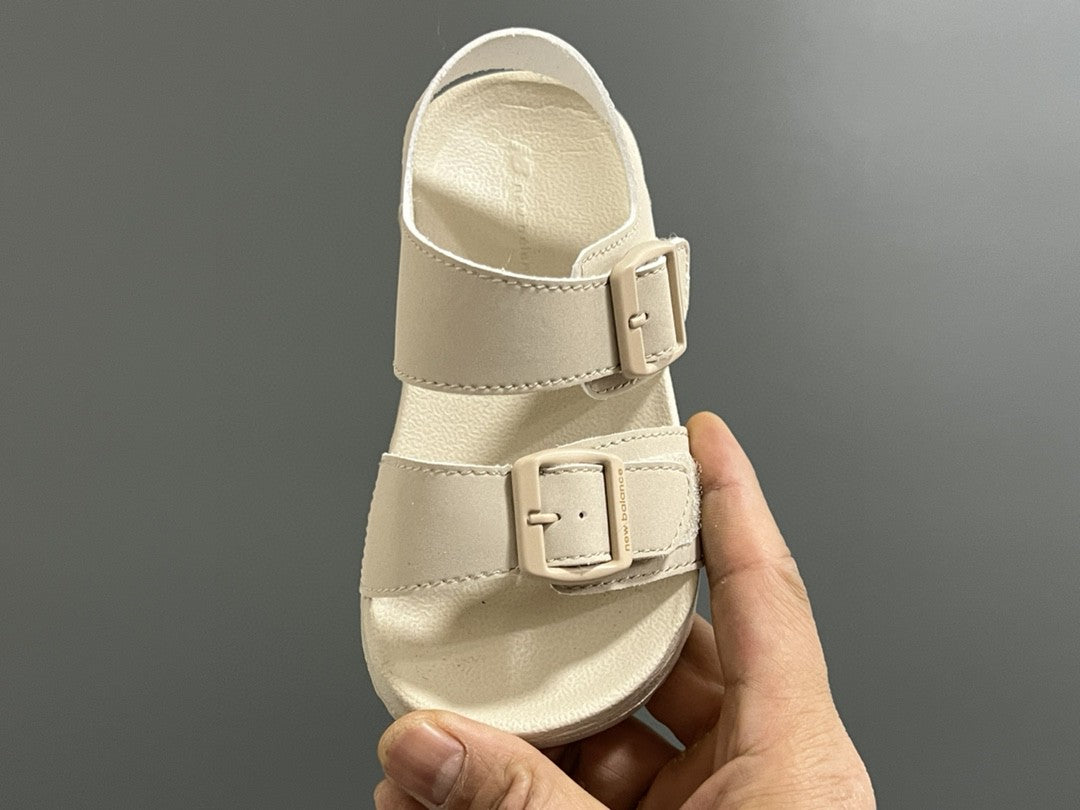 G version of Birkenstock Velcro sandals for children" light beige"