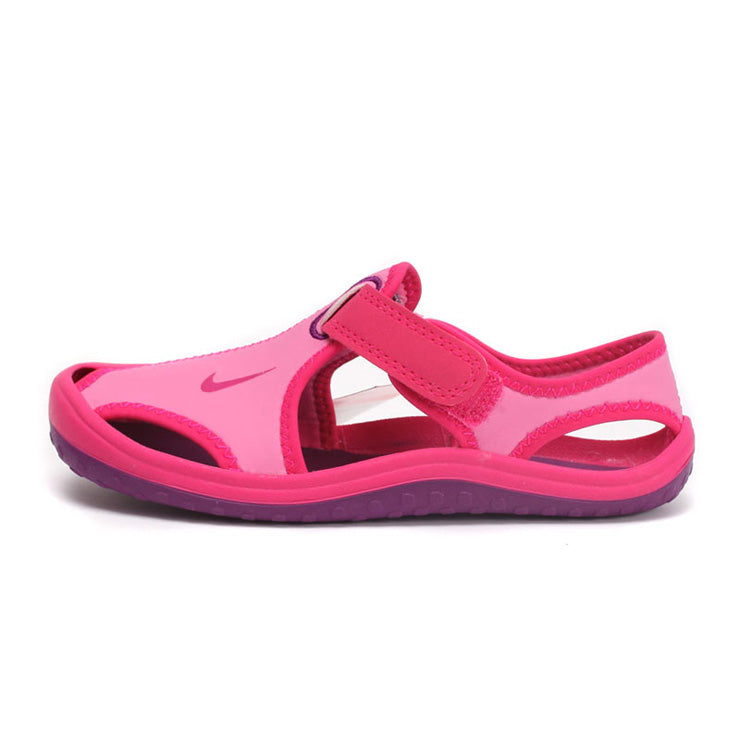 Nike children's closed toe sandals " pink"