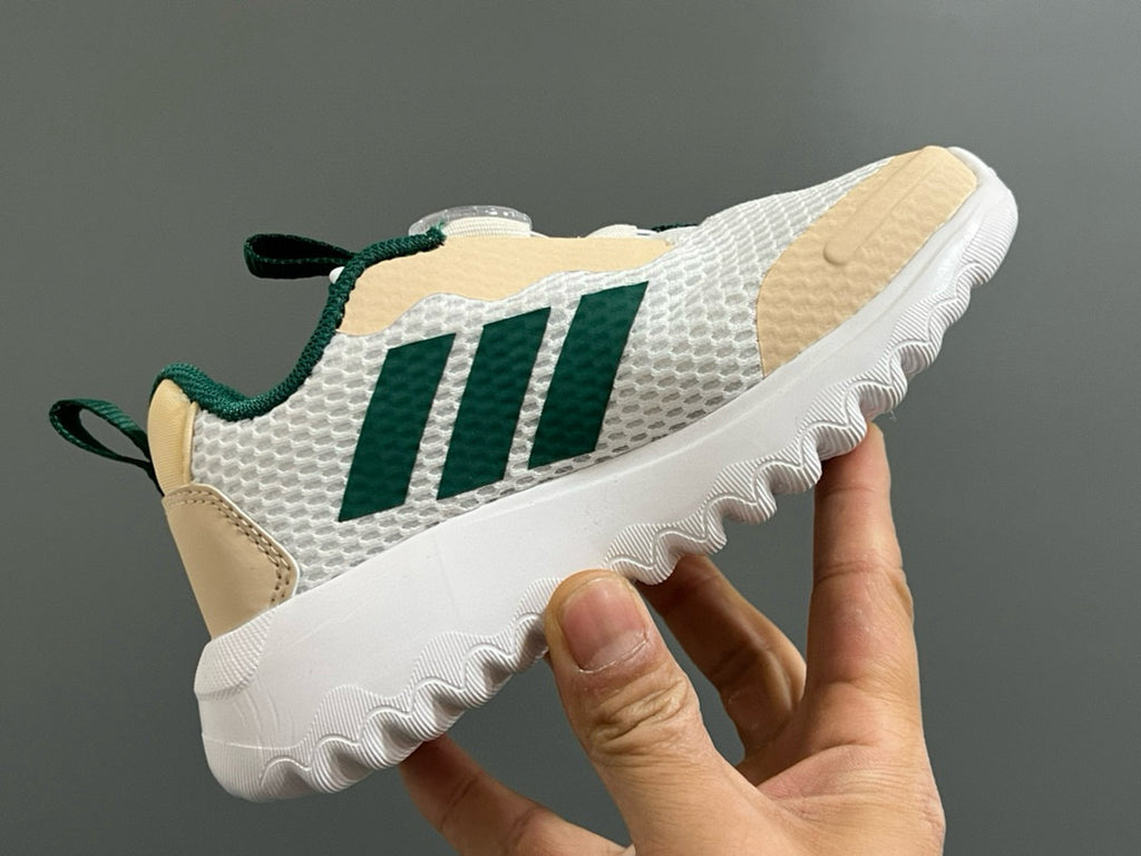 Adidas BOA lock 3 mesh shoes for children" white, olive green"