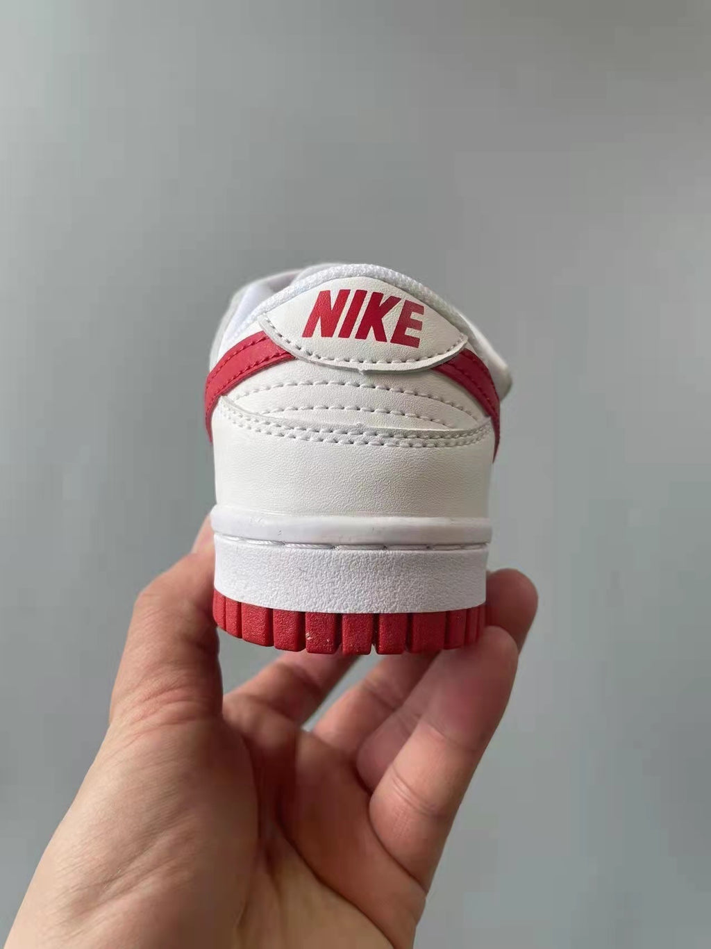 SB Velcro children's shoes" white, red"