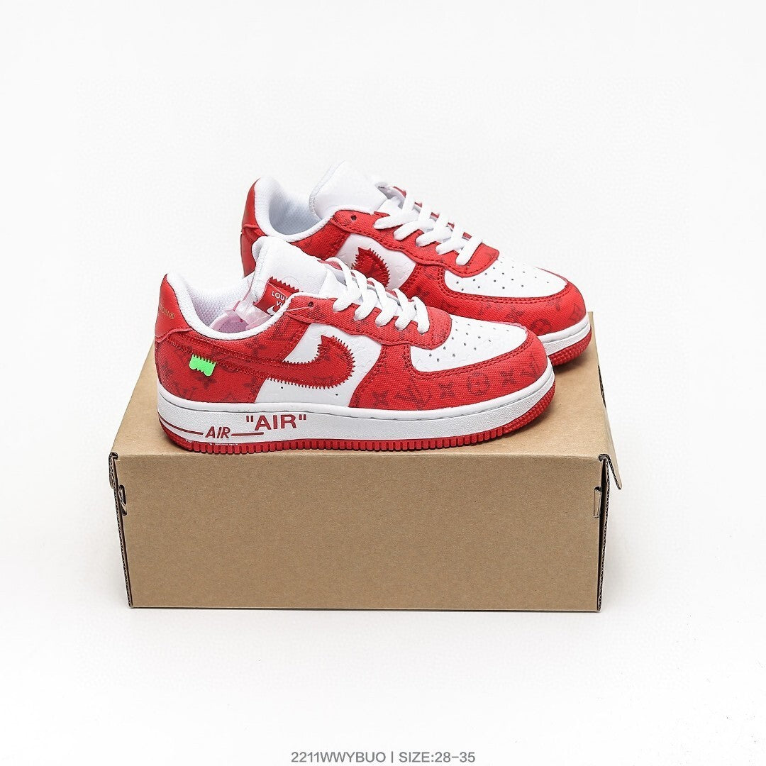 Nike Air Force 1 '07 Low-top versatile" red"