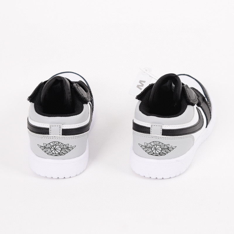 Jordan low top elastic band" white, black, gray"