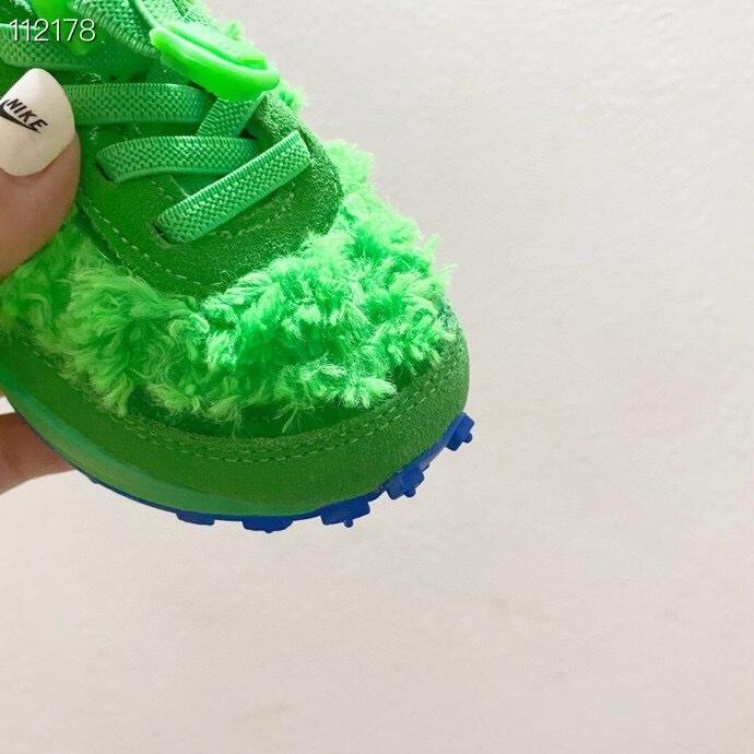 Nike Waffle Casual Jogging Shoes Deconstructed Double Hook" green"