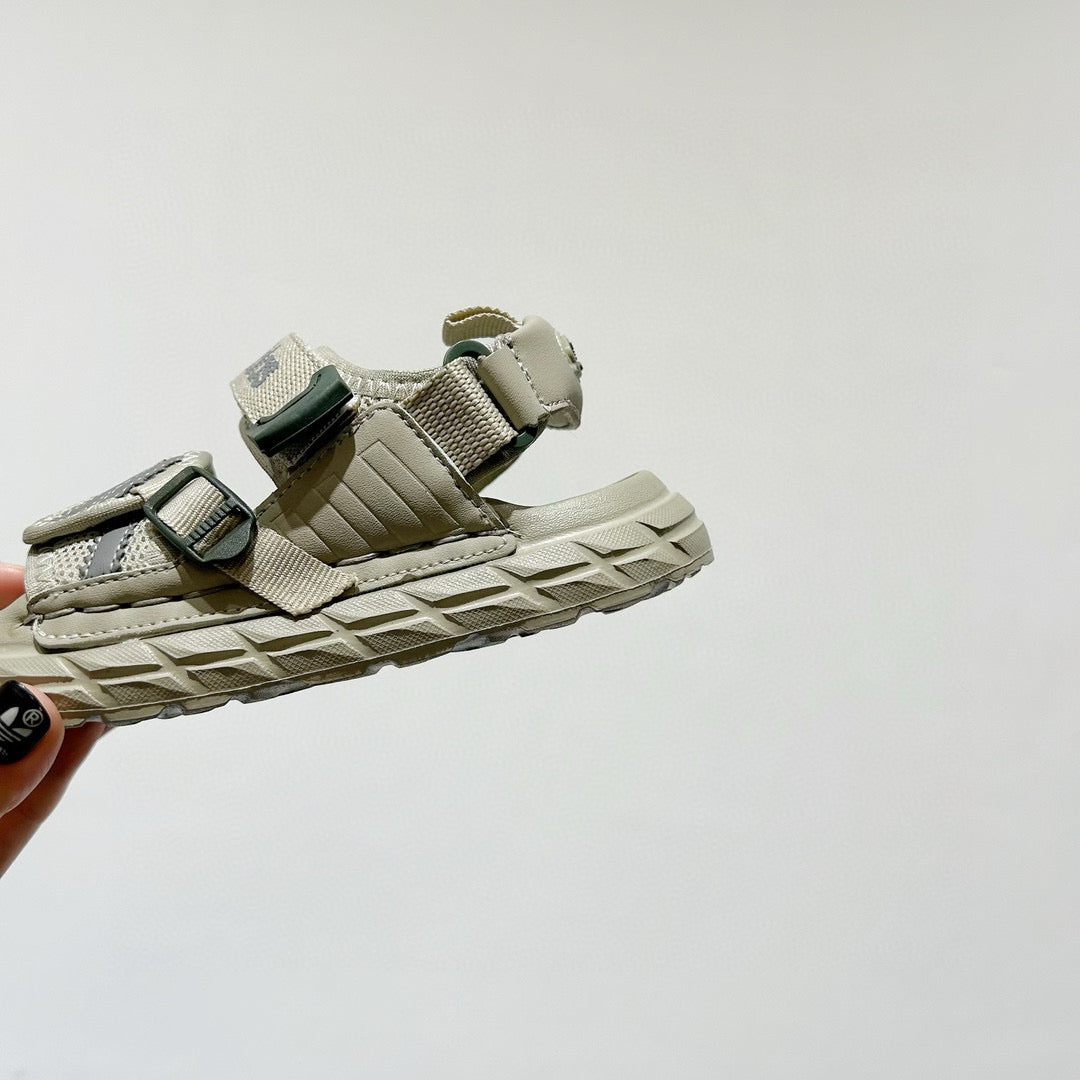 Adidas Velcro children's beach sandals"  light, muted green"