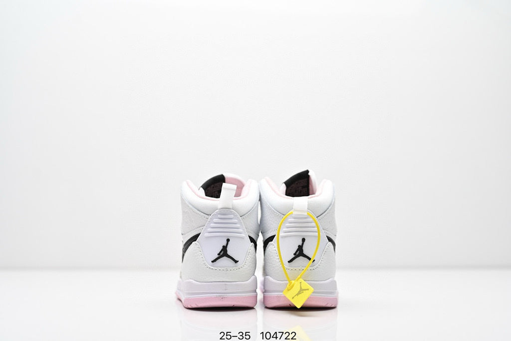 Jordan 312 children's shoes"  white with pink line"