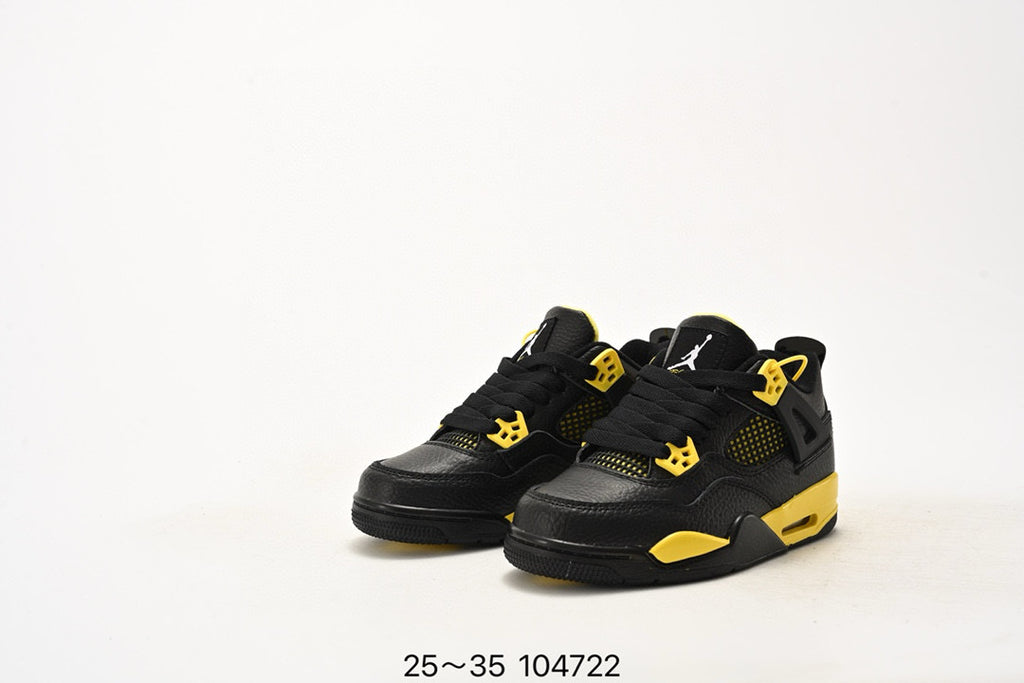 Joe 4 air cushion high quality children's shoes " black, yellow"