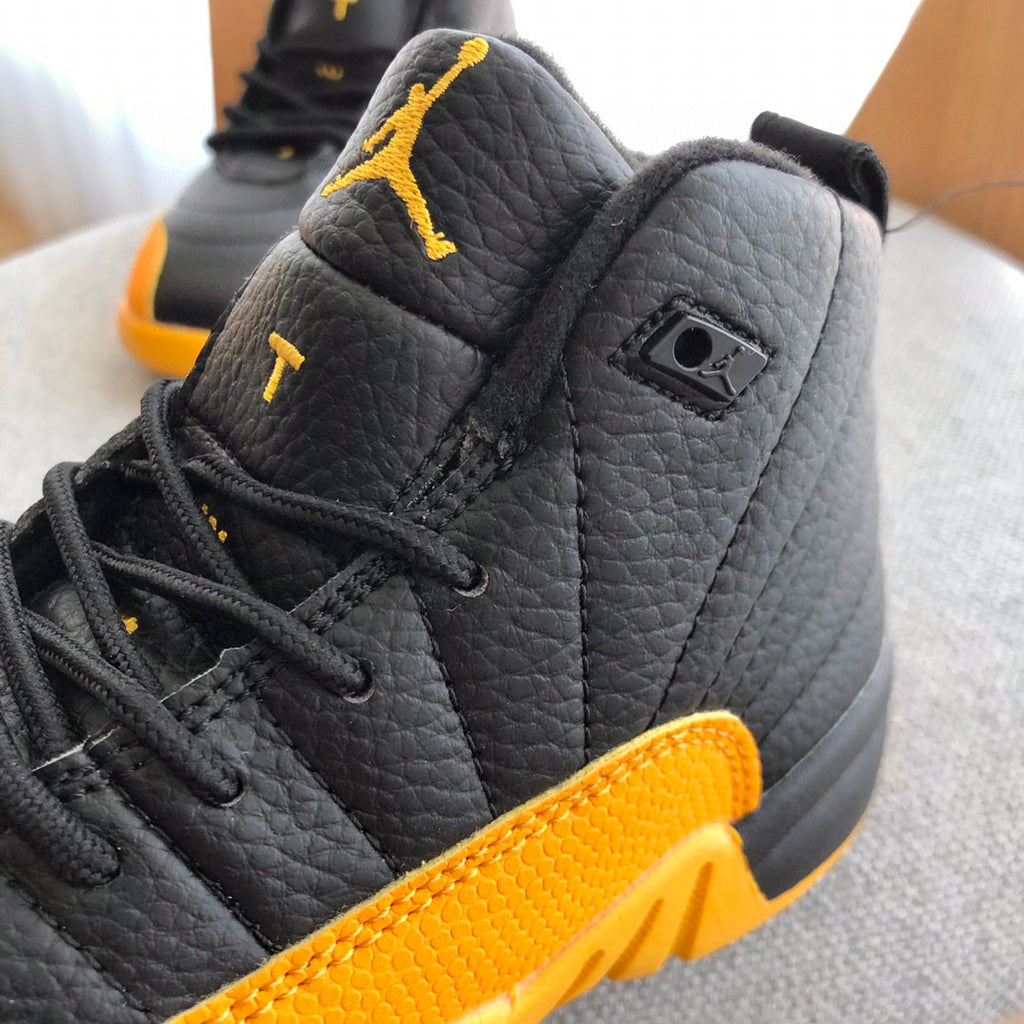 Joe 12 high quality children's shoe" Black, yellow"