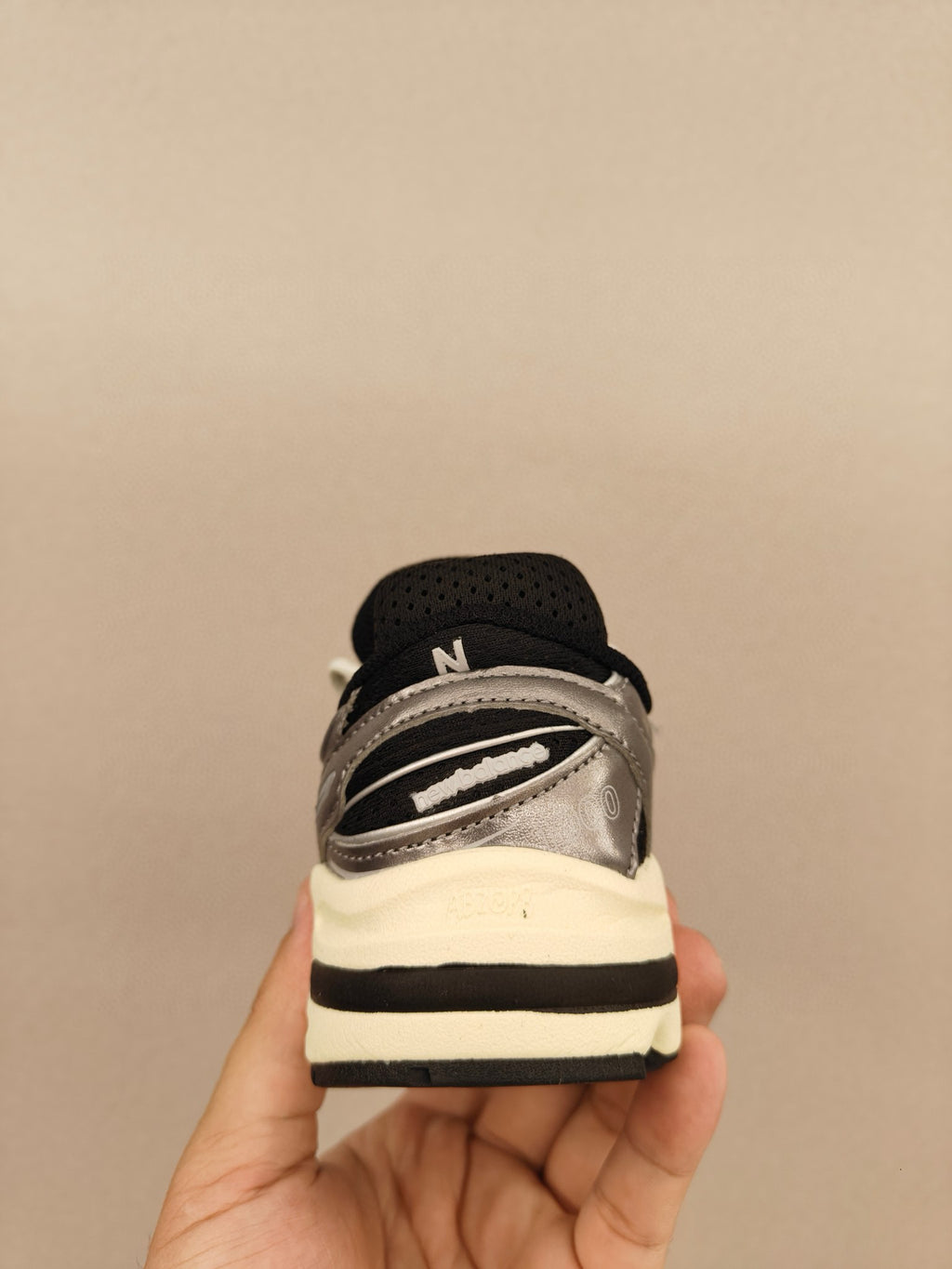 NB1000 lace-up children's shoes" silver"