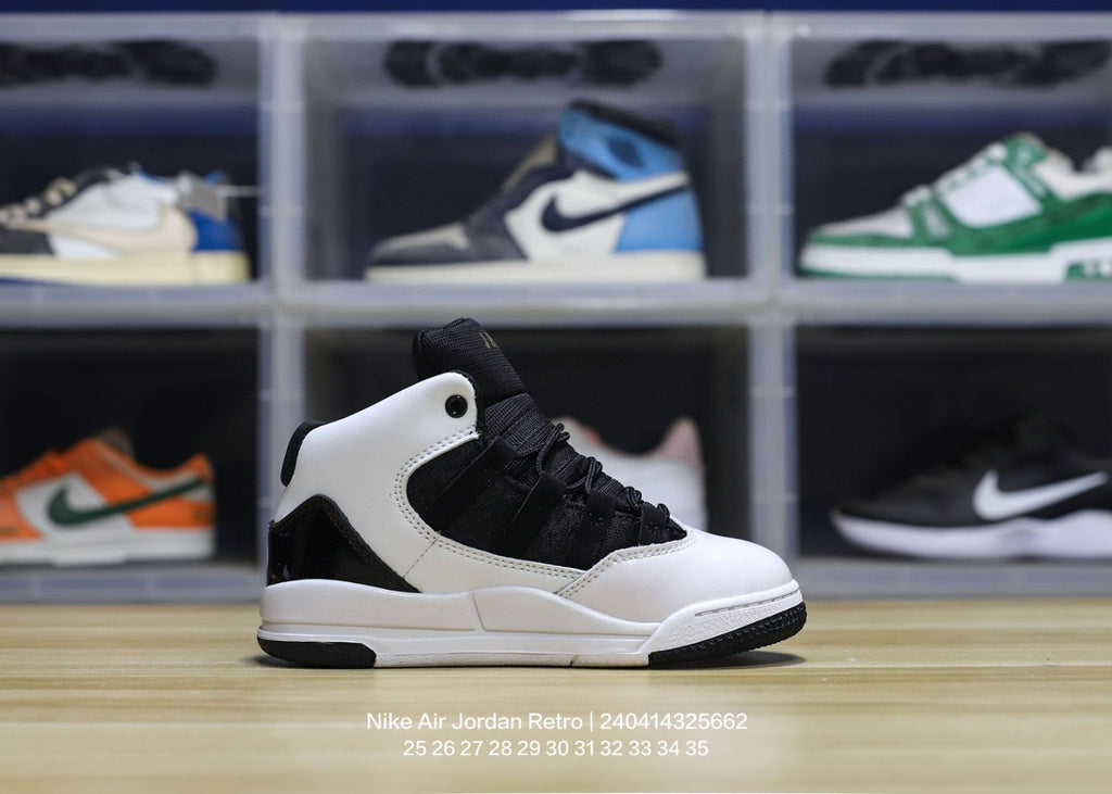 Jordan trendy children's shoes" black, white"