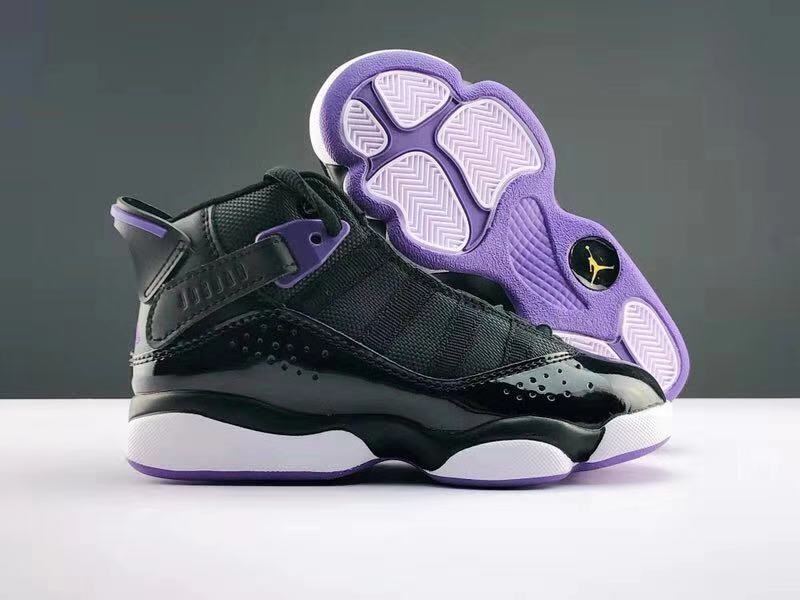 Jordan 6.5 children's shoes" black, Purple"