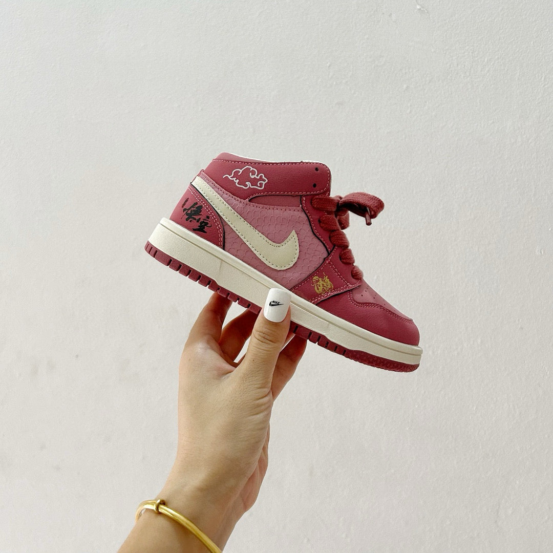 Joe 1 co-branded mid-cut children's " pink"