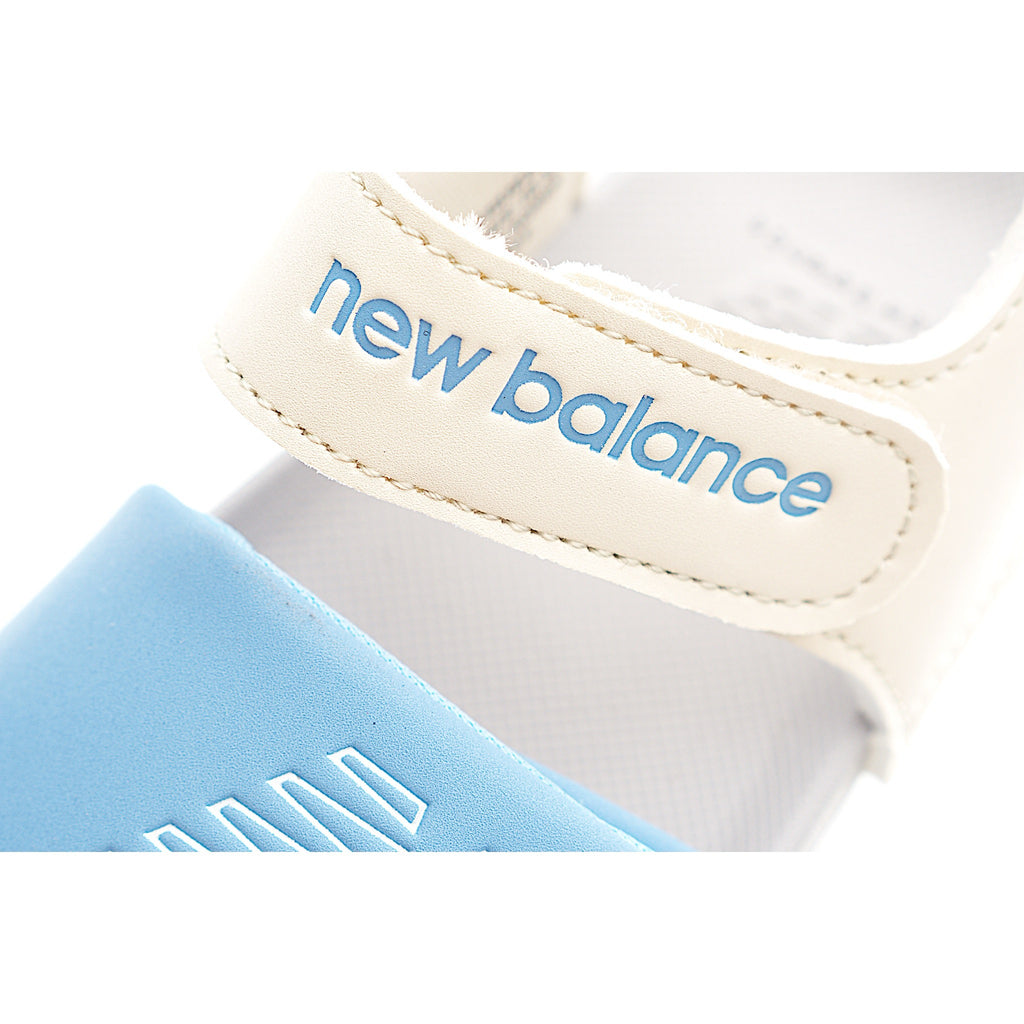 Velcro children's shoes" "light beige and light blue"
