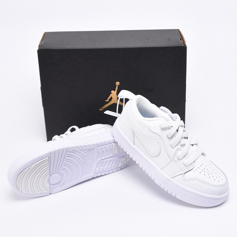 Joe 1 magic buckle children's shoes" white"
