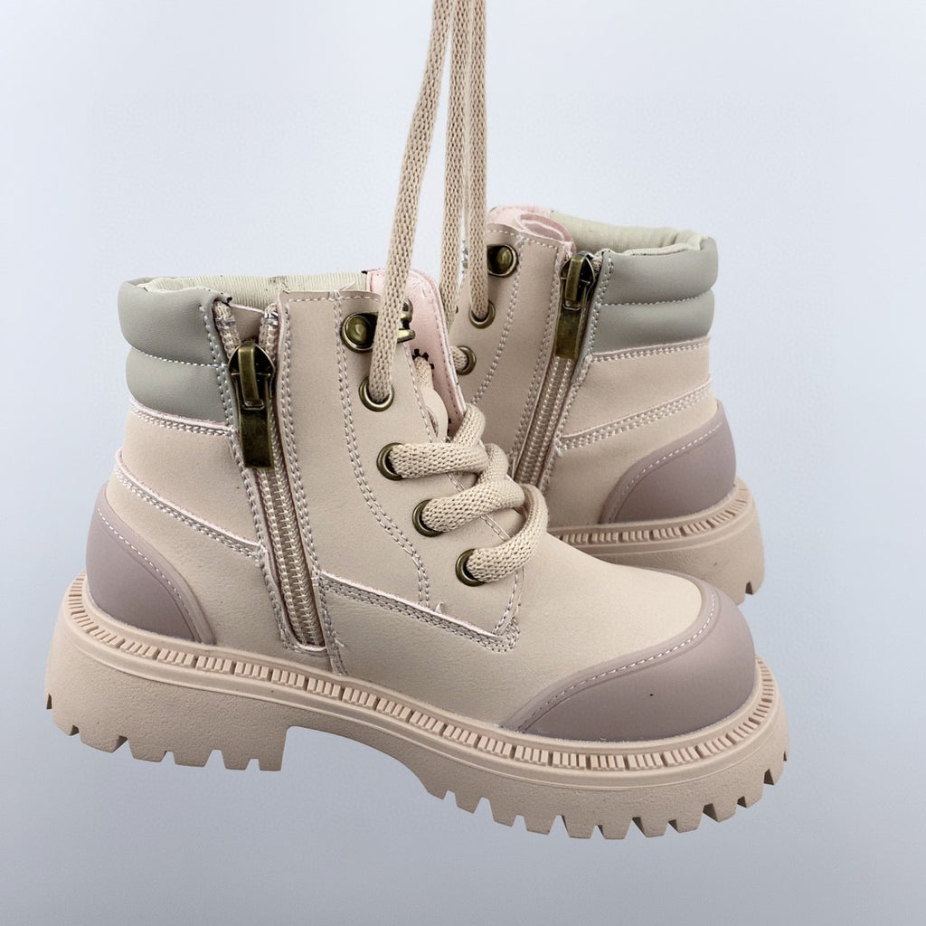 Timberland children's martin boots"light pink"