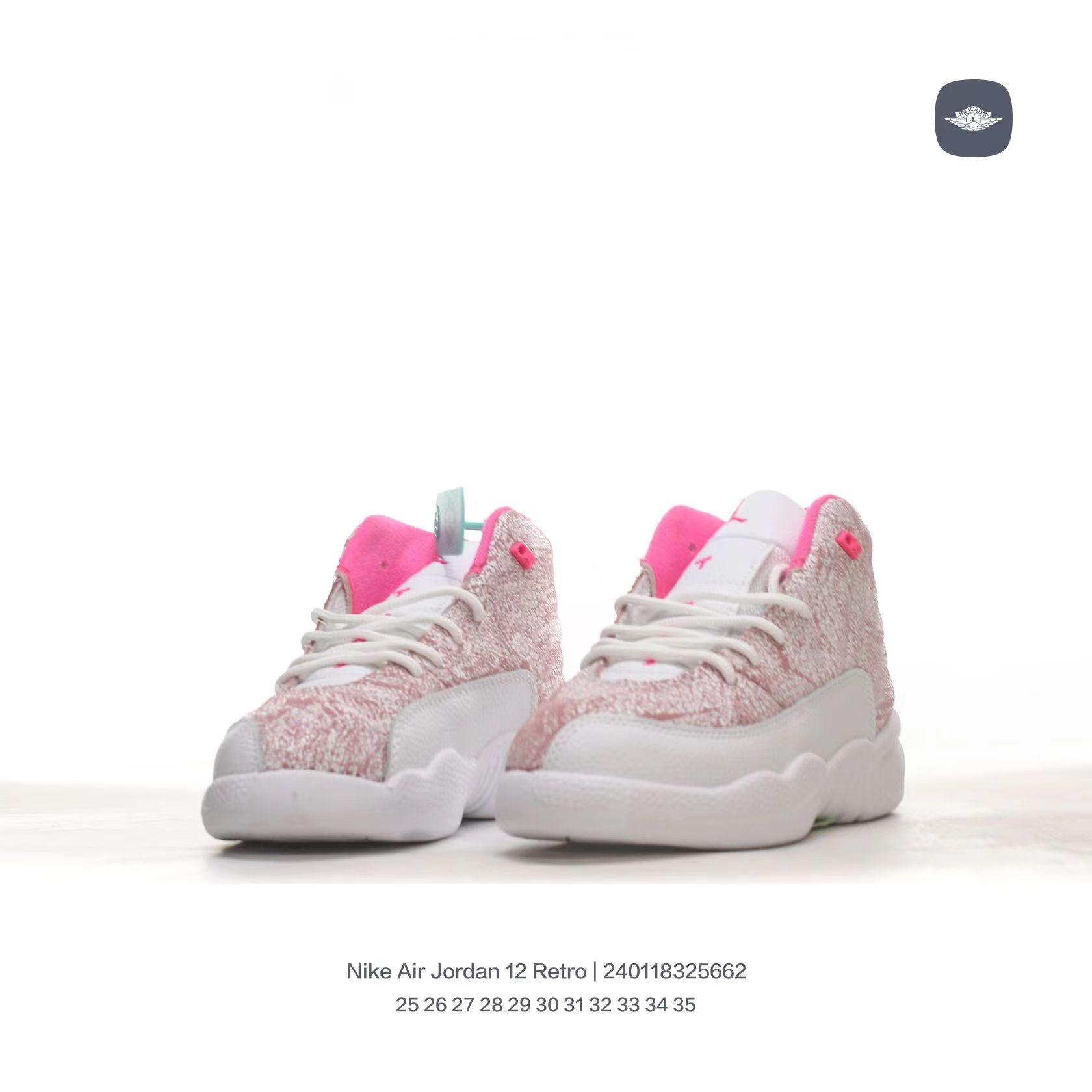 Joe 12 children's shoes" white, pink"