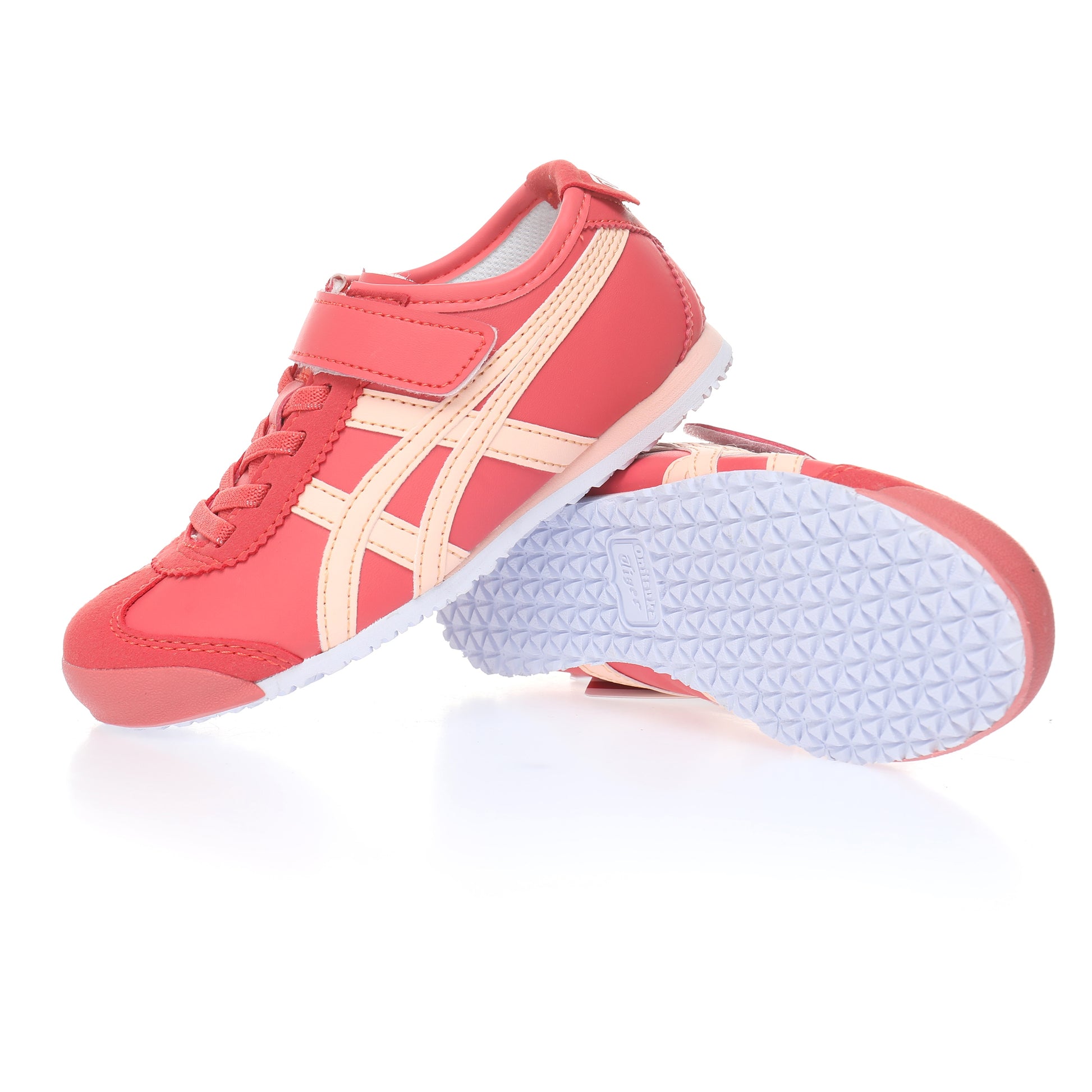 Asics Tiger" red, cream"
