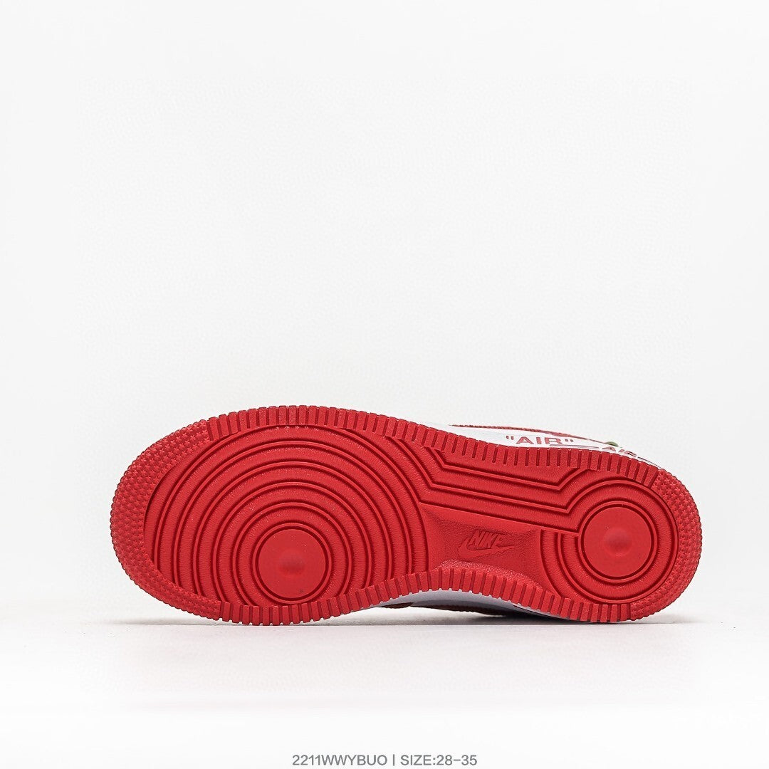 Nike Air Force 1 '07 Low-top versatile" red"
