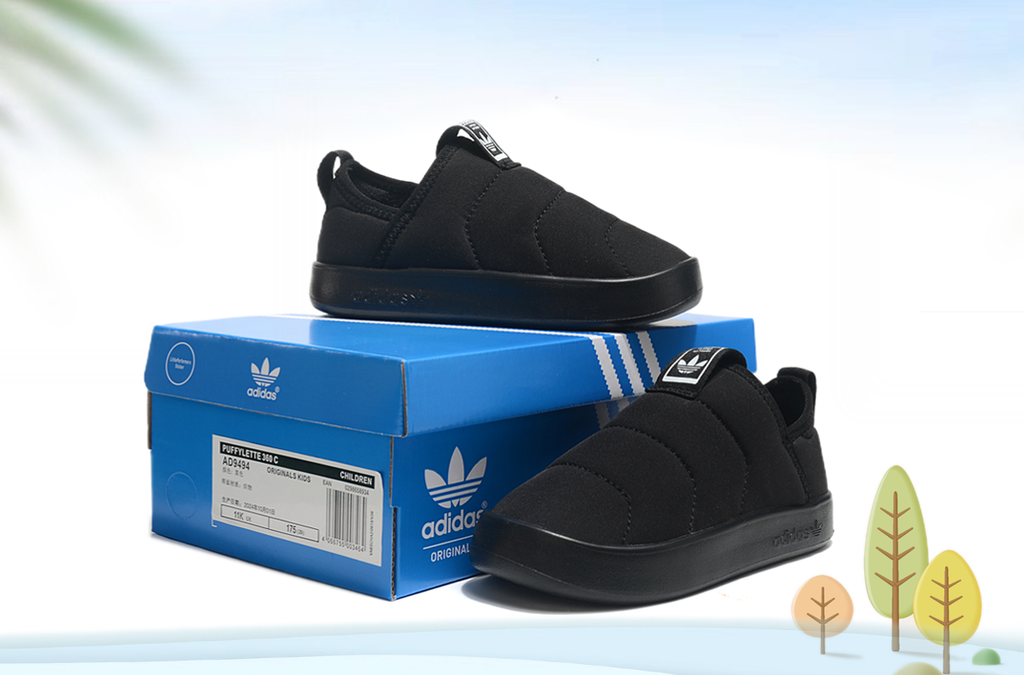 Adidas 360C velvet children's shoes " black"
