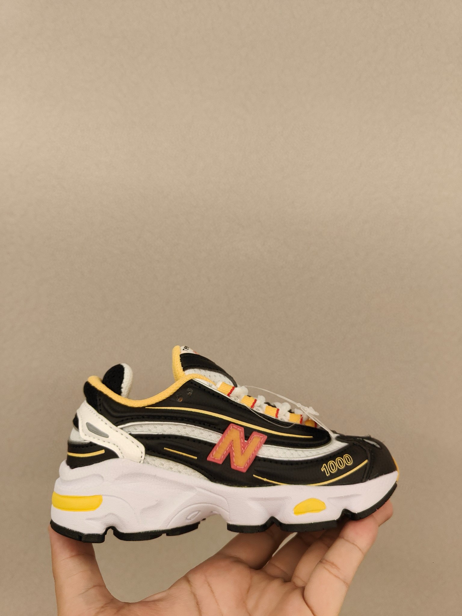 NB1000 lace-up children's shoes" white, black"