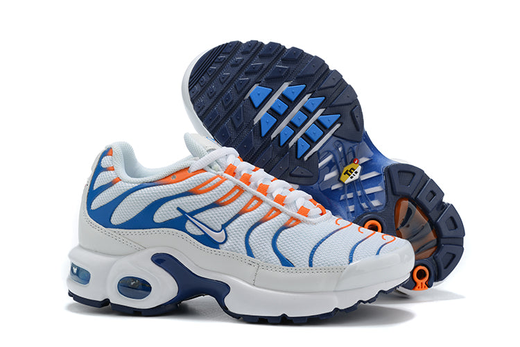 TN air cushion nike AIR MAX PLUS" white, blue, orange"