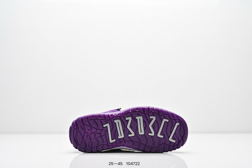 Joe 11 high-top high-quality children's shoes" basketball" purple"