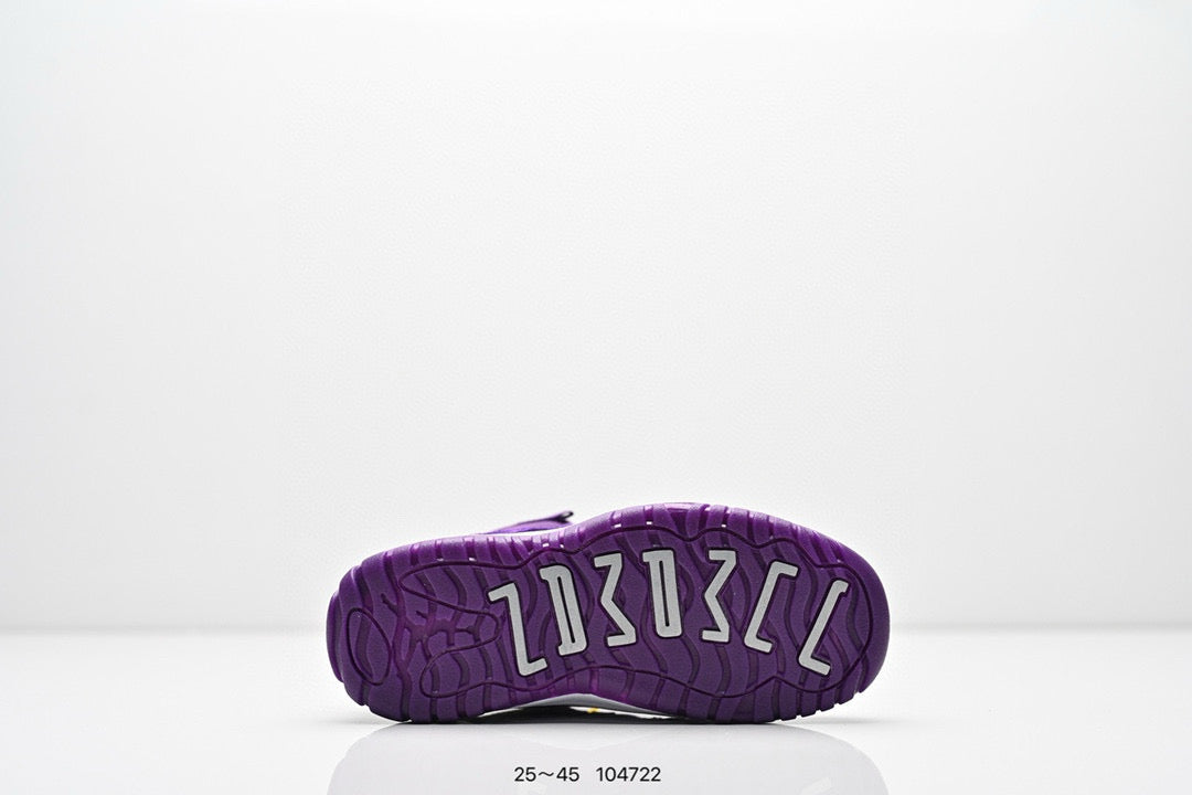 Joe 11 high-top high-quality children's shoes" basketball" purple"