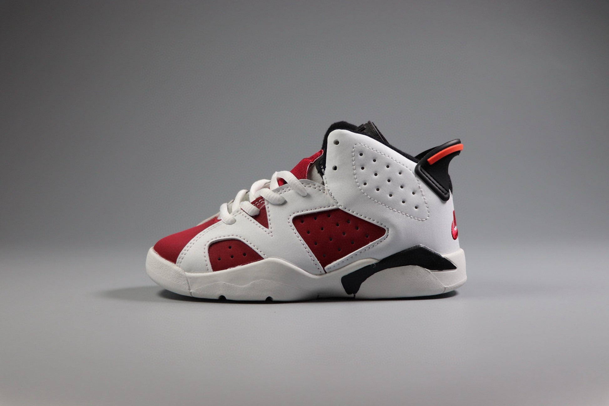 Joe 6 children's basketball shoes " white, & red"