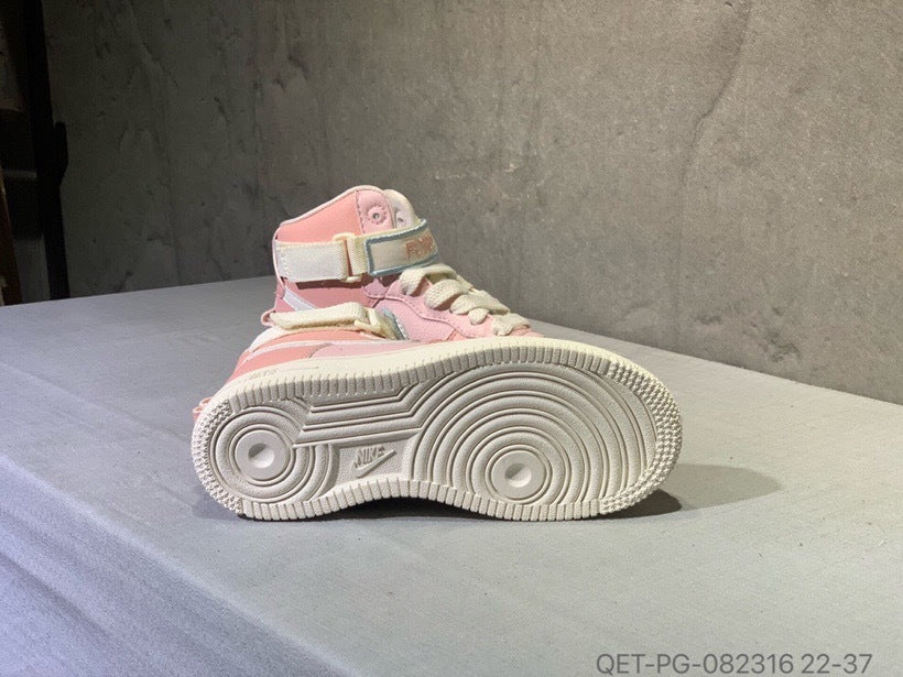 High-top Macaron Air Force" Pink"