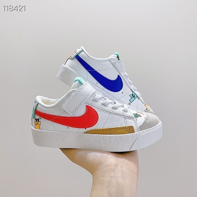 NK Trailblazer Graffiti Low-top" white, red"