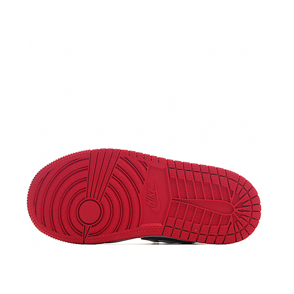 Joe 1 high top stitching joint model" white, black, red"