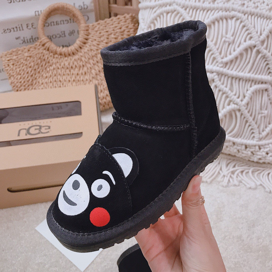 UGG children's shoes cartoon series" black"