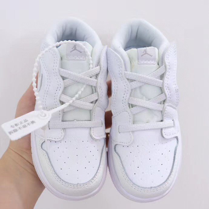 Jordan low top elastic band" white"