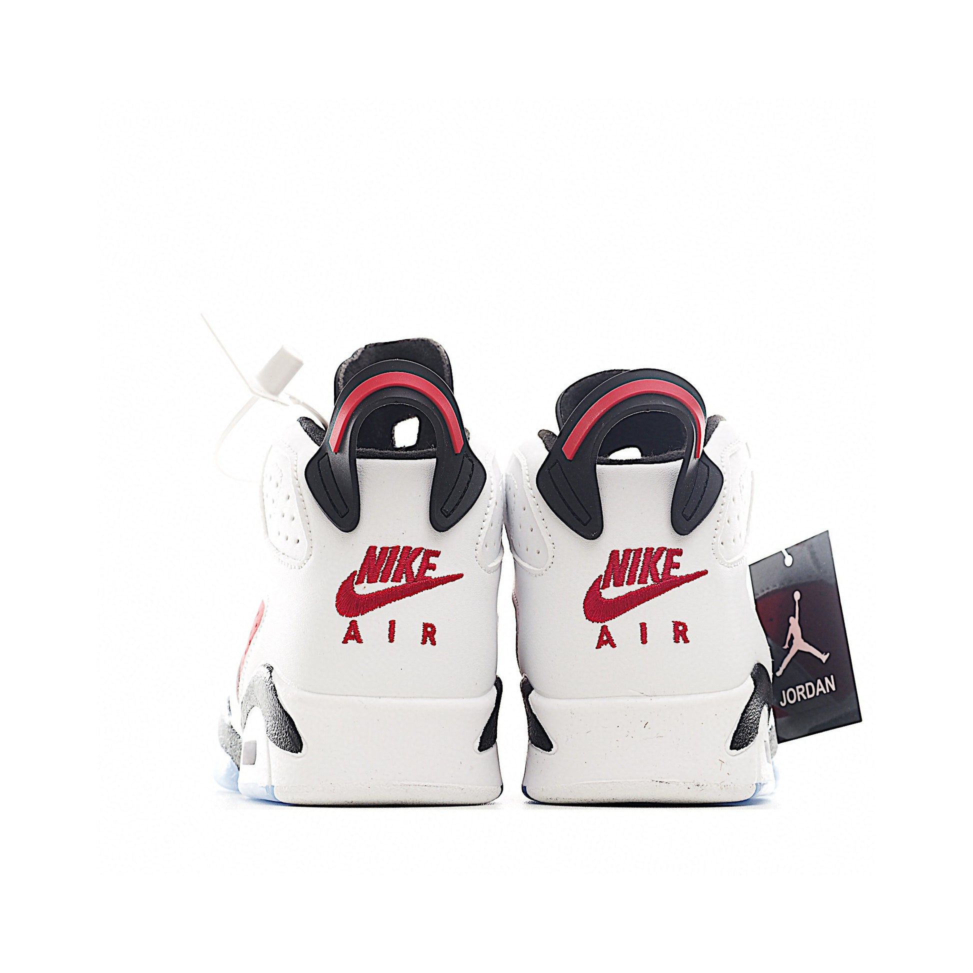 Joe 6 Air Cushion Basketball Shoes for Kids" white, red"