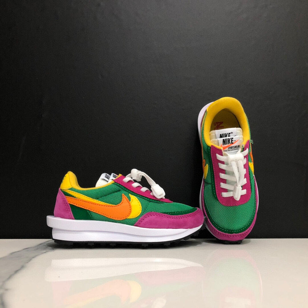 Nike Waffle Casual Jogging Shoes Deconstructed Double Hook