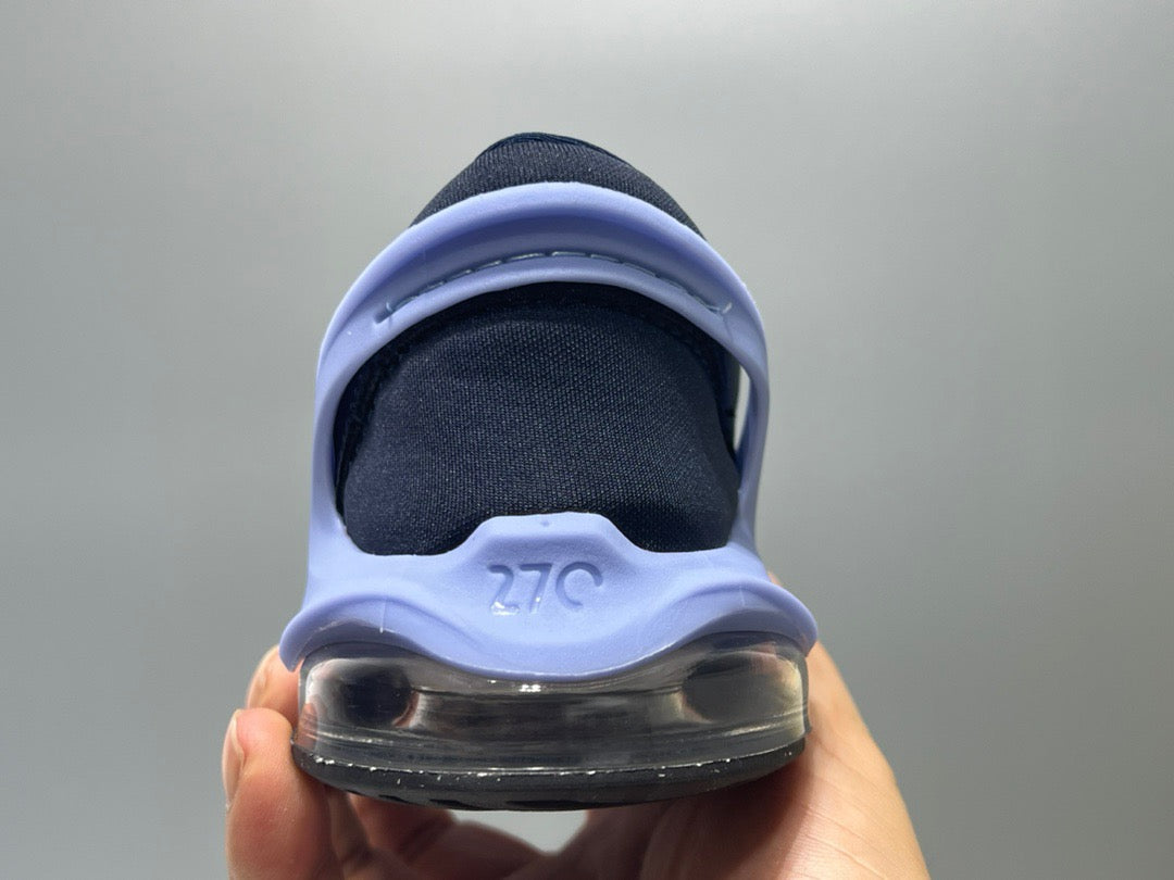 Nike 270 third generation elastic band air cushion children's shoes" Navy"