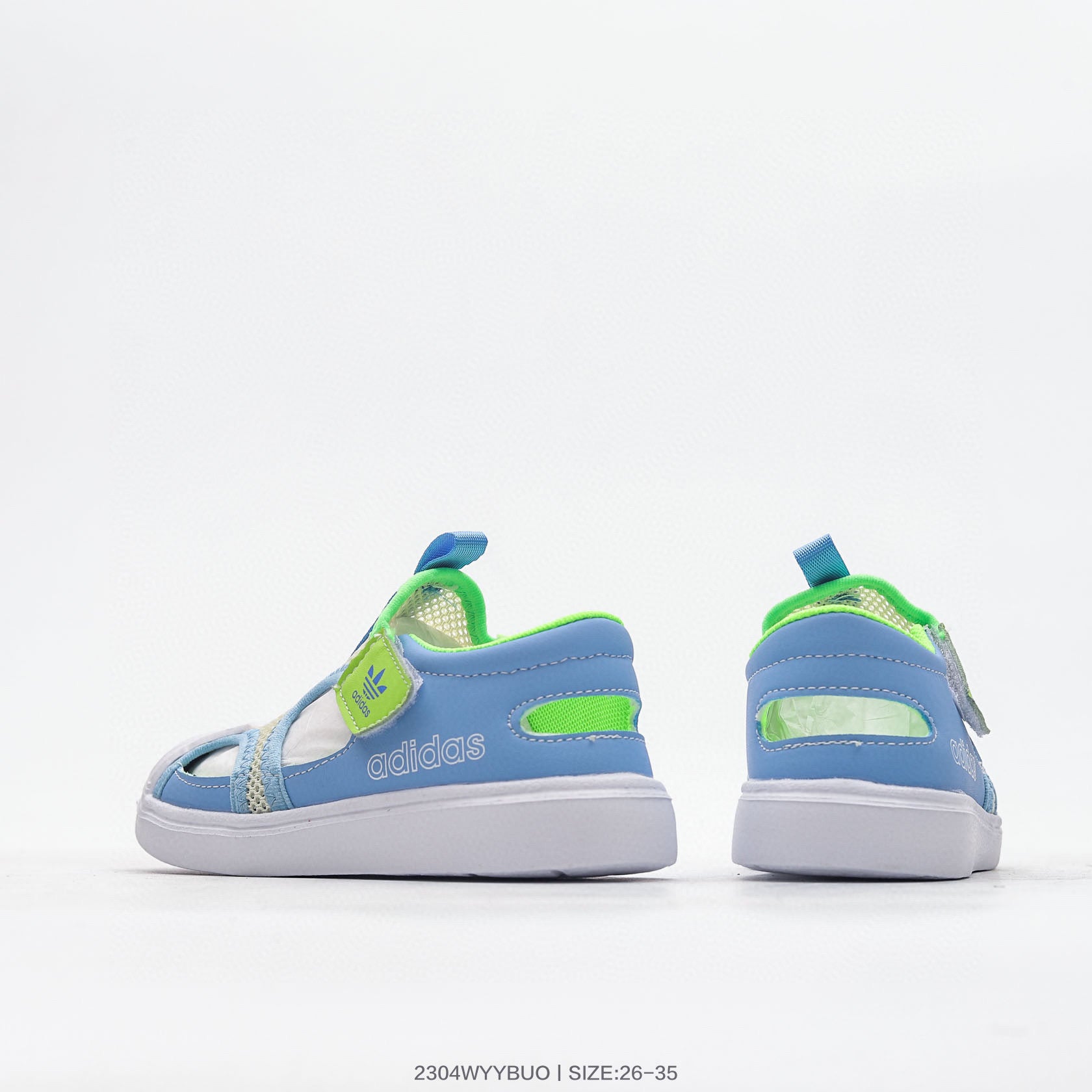 Adidas shell toe joint breathable mesh shoes" sky blue"