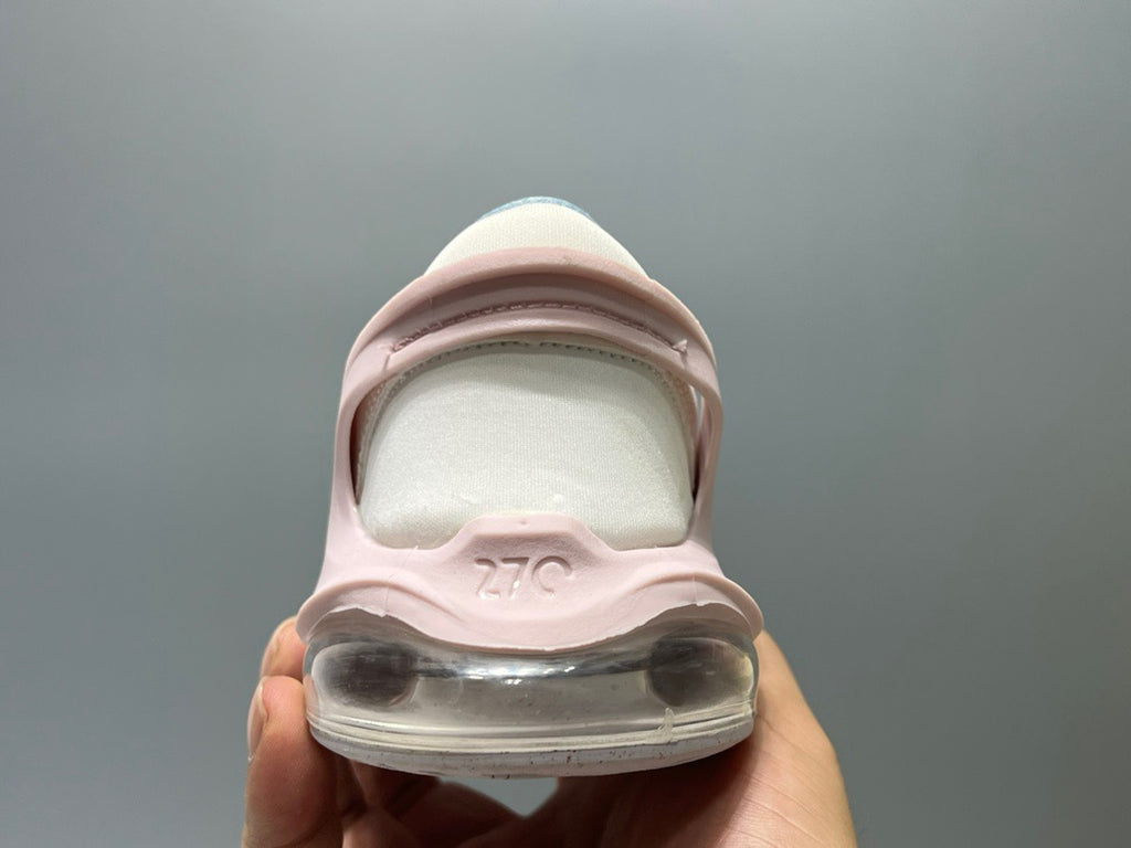 Nike 270 third generation elastic band air cushion children's shoes" white, pink, blue"
