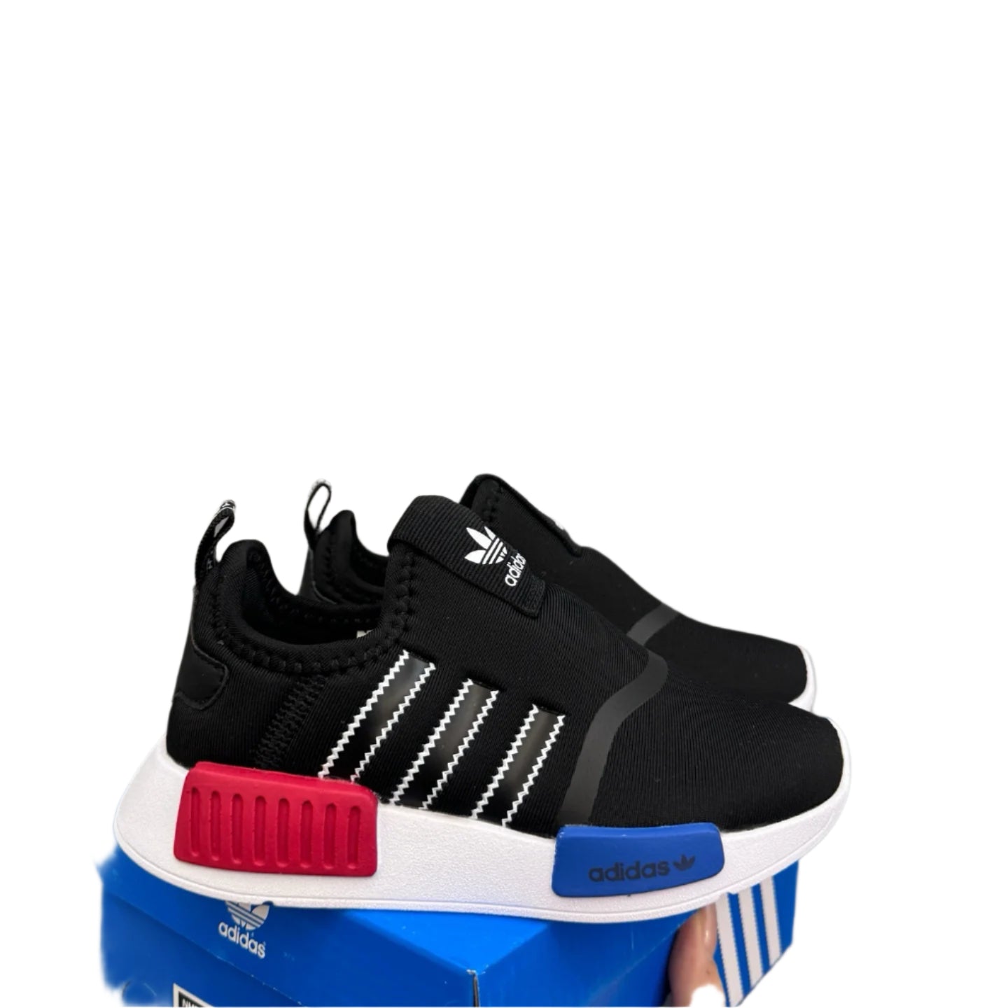 NMD slip-on shoes for kids" black"