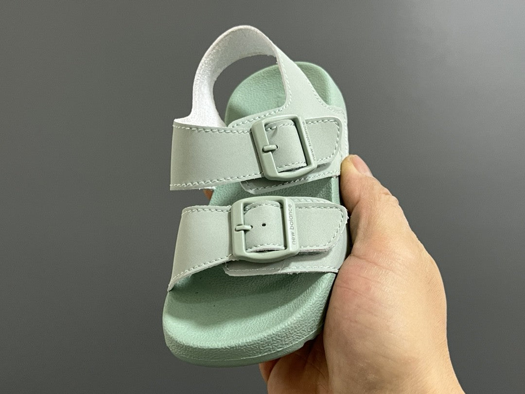 G version of Birkenstock Velcro sandals for children" aqua"