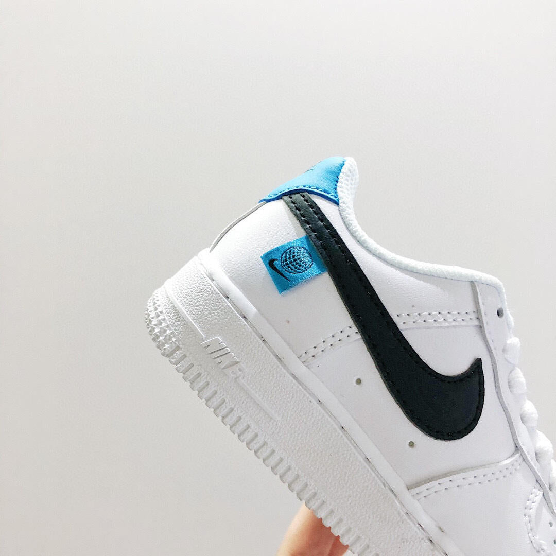 Air Force low-top lace-up sneakers" white"