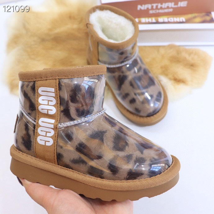 UGG children's jelly boots " brown, black, and tan"