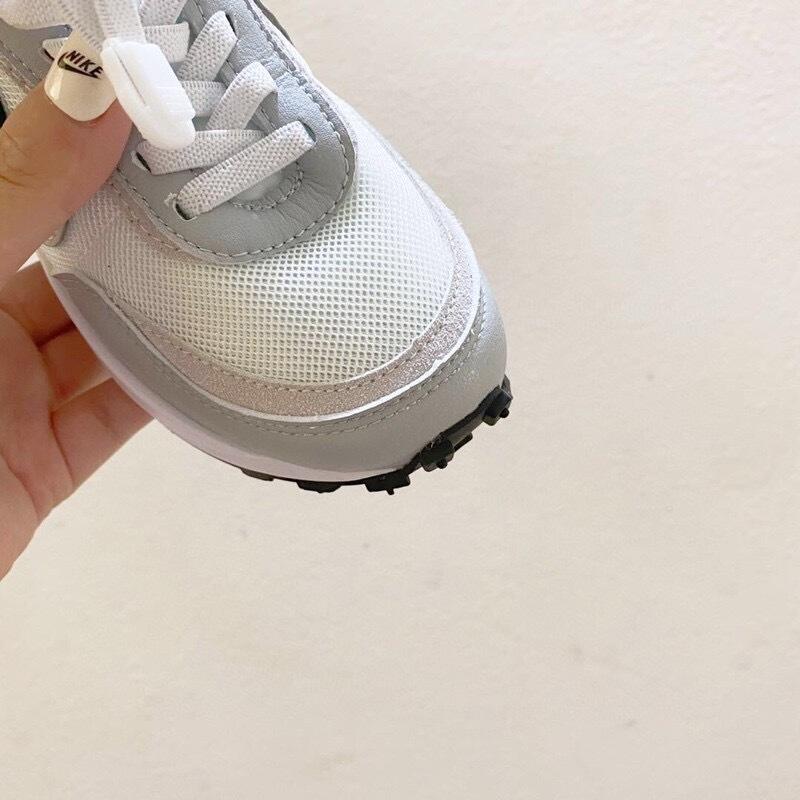 Nike Waffle Casual Jogging Shoes Deconstructed Double Hook" white"