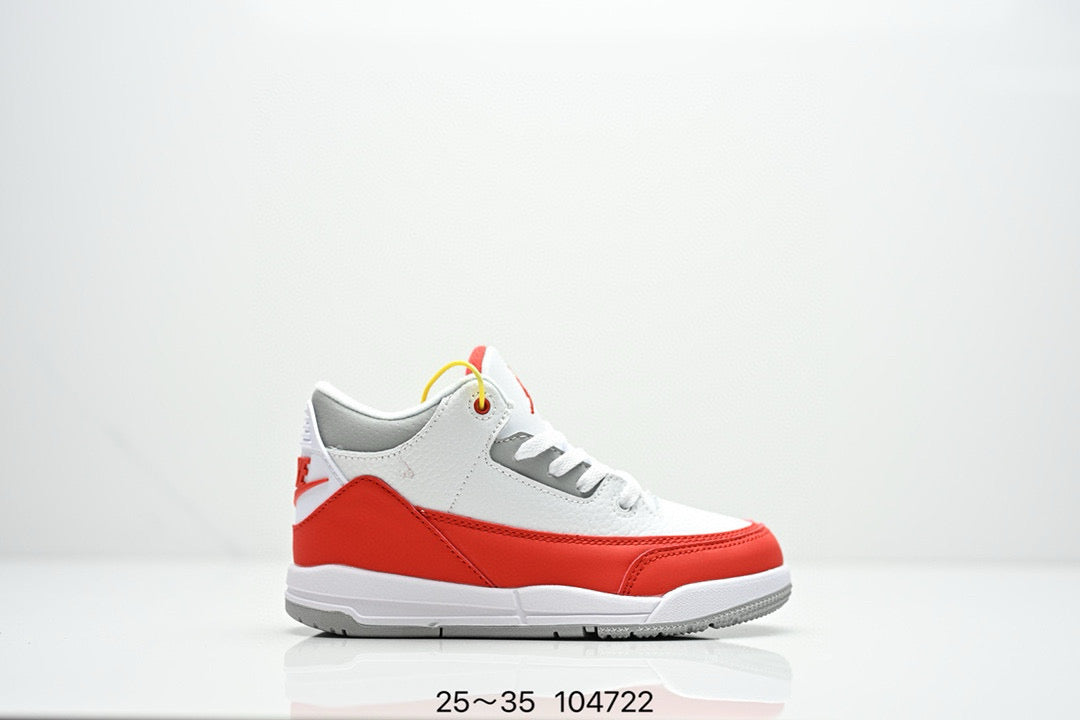 Joe 3" white, red"
